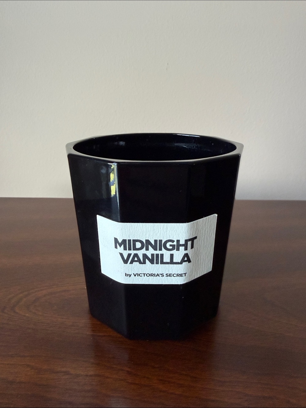 Victoria's Secret Black 'Midnight Vanilla' Ceramic Mug